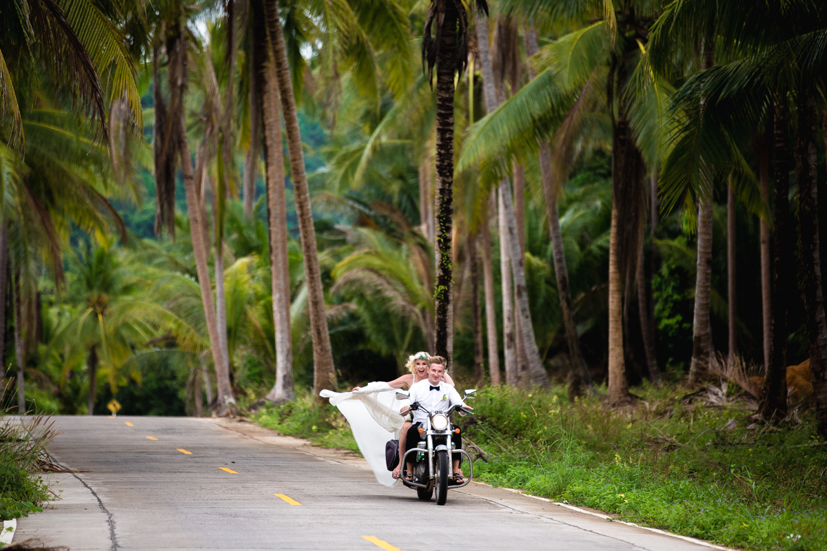 Jaukios vestuvės Ta Pao paplūdimyje, Koh Kood sala, Tailandas